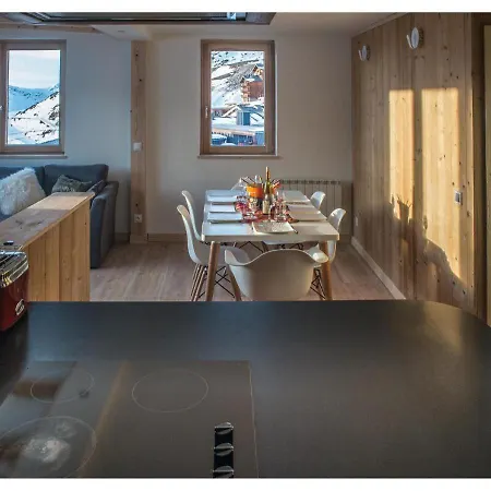 Apartment Ski-lover's Ski-in Out Panoramic View Val Thorens